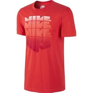 Nike Mens Run Nike Stack T-Shirt Small Light Crimson