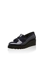 Lua Lua Zapatos Cuña (Azul Marino)