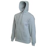 Sweatshirt * Hooded Sweat * Fruit of the Loom Heather Grey,M Hellgrau,Mvon "Fruit of the Loom"