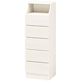 木製シンプルチェスト/タンス 白 【CHESCA】チェスカ