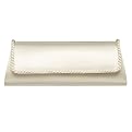 La Regale Satin Evening Bag - Ivory