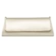 La Regale Satin Evening Bag - Ivory La Regale Satin Evening Bag - Ivory