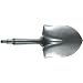 INTELETOOL INTELESHOVEL 529 Interchangeable Professional Grade Tempered Steel Round Point Shovel Head