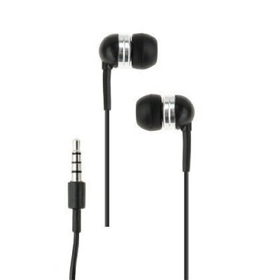 Fosmon Headphones Handsfree Headset with Jack Mic for Motorola Atrix 4G - Black