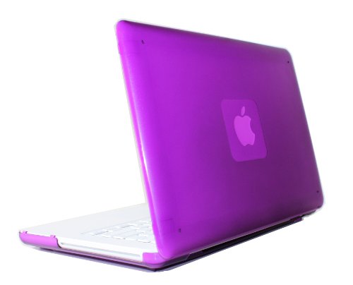 Purple mCover® Hard Shell Cover Case + Free Keyboard Skin for A1342 White Unibody MacBook 13-inch (Model No. A1342, Order # MC207LL/A MC516LL/A, released after Oct. 20, 2009)