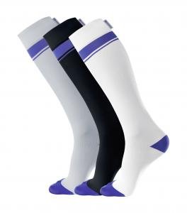 Bauerfeind VenoTrain Sport Compression Socks (White, X-Large Long)
