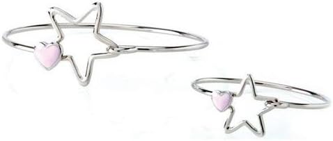 Silver Options Mommy/Baby Girl Bracelet Set