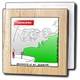 Mt. Rushmore - 6 Inch Tile Napkin Holder