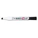 MARKS-A-LOT EverBold Whiteboard Markers, Chisel Tip, Black, 4/set