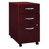 Bush Business Furniture WC36753SU Mahogany Series C ThreeDrawer File assembled