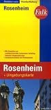Falk Stadtplan Extra Standardfaltung Rosenheim mit Kolbermoor und Stephanskirchen
