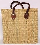 Moroccan Straw Summer Beach / Shopper / Tote Bag
