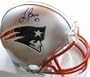 Larry Izzo autographed Football Mini Helmet (New England Patriots)