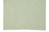 Dunroven House K315-LG Minicheck Tea Towel in Light Green with White Background- Pack of 6