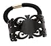 France Luxe Baroque Ponytail Holder - Black