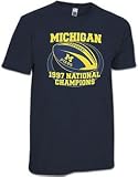 1997 Michigan Wolverines NCAA Football National Champions S/S T-Shirt