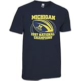 1997 Michigan Wolverines NCAA Football National Champions S S T-Shirt at ChampionsAgain