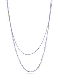 Lena Skadegard "Thaleia" 22k Beads Tanzanite Necklace
