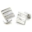 Brass Rhodium Cufflink