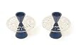 Planet Candleholders - Blue - by Agayof ( 3" H x 3.5" D )