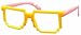 FancyG® Retro Classic 8-Bit Pixel Geek Gamer Pixelated Glass Frame for Kids NO LENS