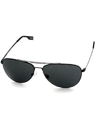 Hugo Boss Mens 0359 Black Frame Grey Lens Metal Sunglasses [Eyewear] by Hugo Boss