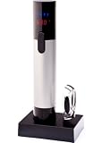 Ozeri Maestro Electric Wine Opener with Infrared Wine Thermometer and Digital LCD Display -- Ultimate Wine Gift on Sale.