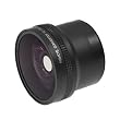 2in1 - 0.25x Fischauge-Konverter Fisheye f�r 58mm Filtergewinde + 12,5dpt Makrolinse - Vorsatzlinse - f�r Objektive mit 58mm Filtergewinde zB f�r Canon EOS 1000d 500d 450d 400d, Nikon D90 D300s D80, Sony Alpha, Olympus E-450 E-420 E-620, Pentax, Leic