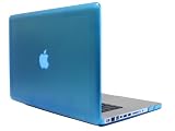 mCover® AQUA Hard Shell Case for Aluminum Unibody MacBook Pro (model A1286, Black keys) 15-inch