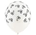 Toys : White with Black Tractors Balloons (6)