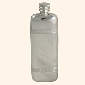 3oz Celtic Wire design pewter boot flask