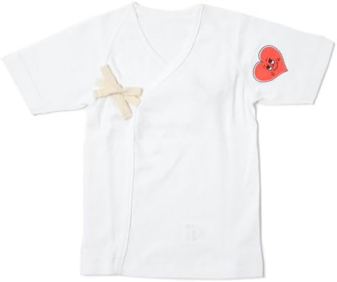 Kimono Style Under Shirt - White - Cotton 100% (0-3M)