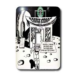 Londons Times Funny Food Coffee other Digestibles - Starbucks Is Everywhere - Light Switch Covers - single toggle switch