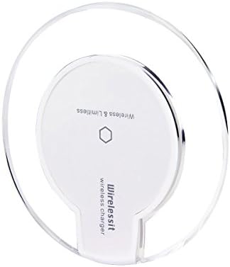 Wirelessit Qi Wireless Charger Charging Pad for Samsung Galaxy S6,Note 5, Nexus, HTC 8x / Droid Dna, Lg Optimus Vu2,nokia Lumia 920 and All Qi-enabled Devices (White)