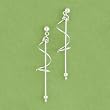 Pizzazz Silver Earrings