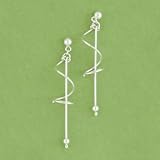Pizzazz Silver Earrings