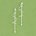 Pizzazz Silver Earrings