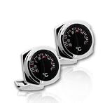 Classic Stainless Steel Nautilus Thermometer Cufflinks