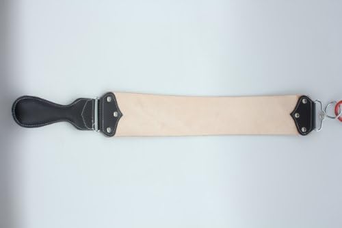Barber Salon Straight Cut Throat Shaving Razor Leather Strop 3" Wide & 24" Long Shaving Strop Belt Sharpener By Straight Razor Strap