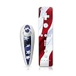 Patriotic Design Nintendo Wii Nunchuk + Remote Controller Protector Skin Decal Sticker