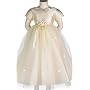 New Butterfly Tulle Flower Girl Pageant Dress plus Hair Bow (White Pink or Ivory) 2 to 8 Girls