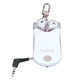 Koss 'The Clef' Unique Retractable In-Ear Headphones, with Key Chain and LED Flashlight