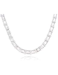 Diamond & 18k White Gold Necklace