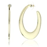 simple crystal earrings Nine West Gold-Tone Sandbla