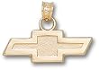 Chevy Bow Tie Logo 5/16" Charm/Pendant -14K/10K, Stainless Steel or Gold Plated