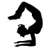 All Products : Yoga Scorpion / Vrschikasana Pose Decal Sticker