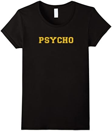 Women's Psycho T-Shirt Medium Black