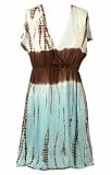 Club Z Tie Dye Short Sleeve Plus Size Cover Up - Plus Size Swimwear Plus Size Swimsuit
