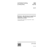 ISO 13710:2004, Petroleum, petrochemical and natural gas industries - Reciprocating positive displacement pumps