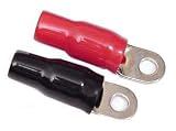 Stinger 0 Gauge Shoc-Krome Crimp Style Ring Terminals ( 1 Pair )